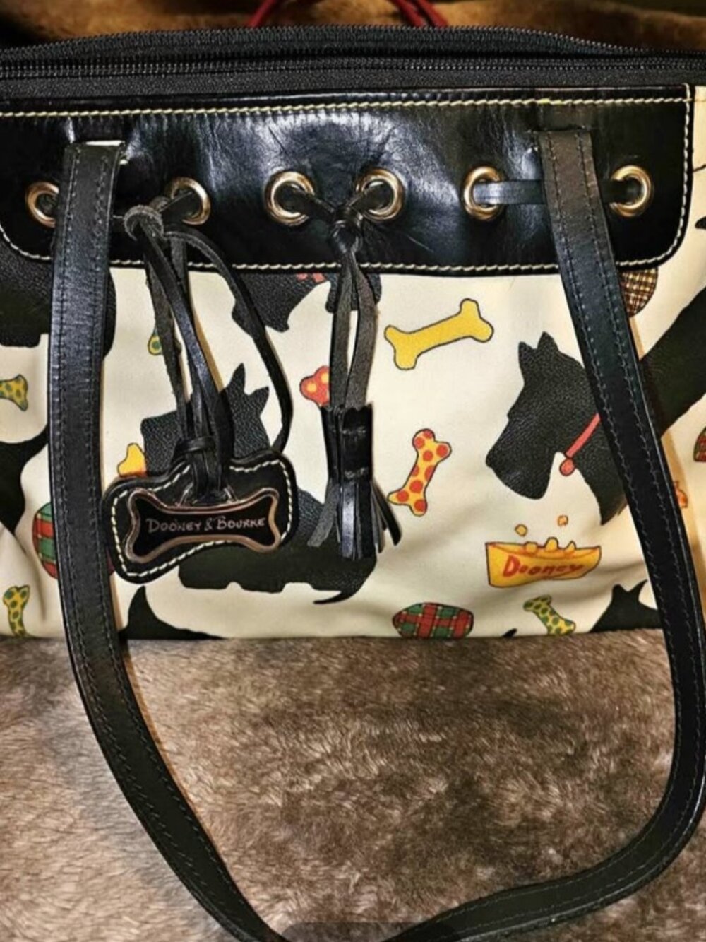 Dooney & Bourke Scotty Dog Satchel